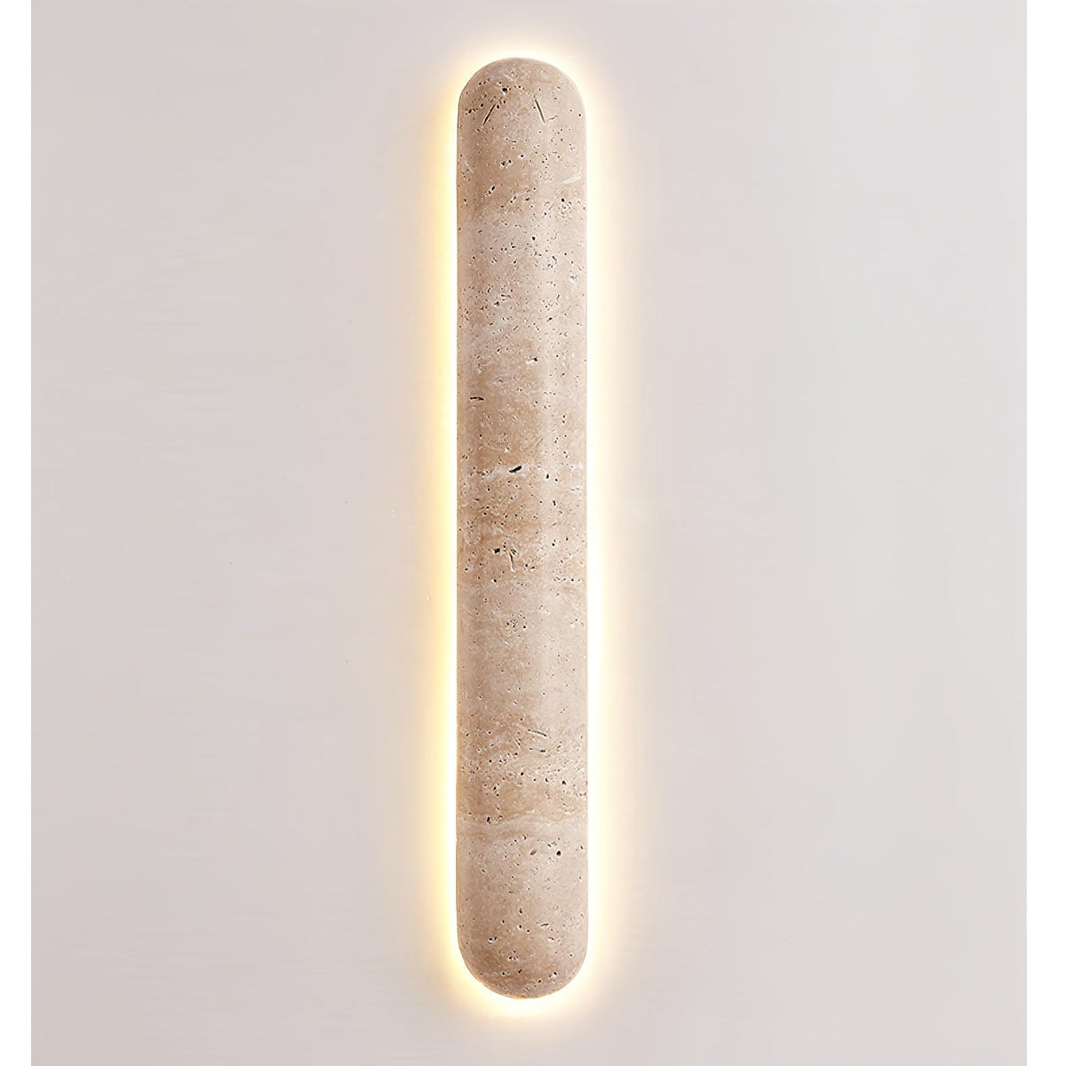 Liora Travertine Wall Light, Hardwired Wall Sconce, detail 11