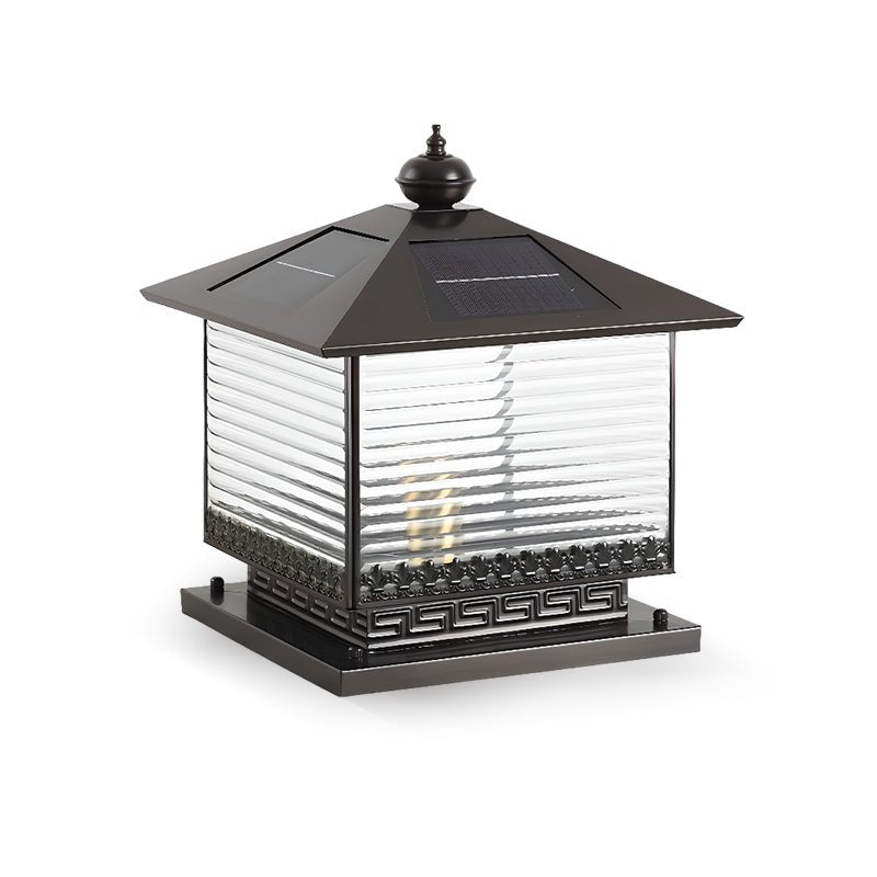 Liora Solar Pagoda Exterior Light, Outdoor Wall Light, detail 9