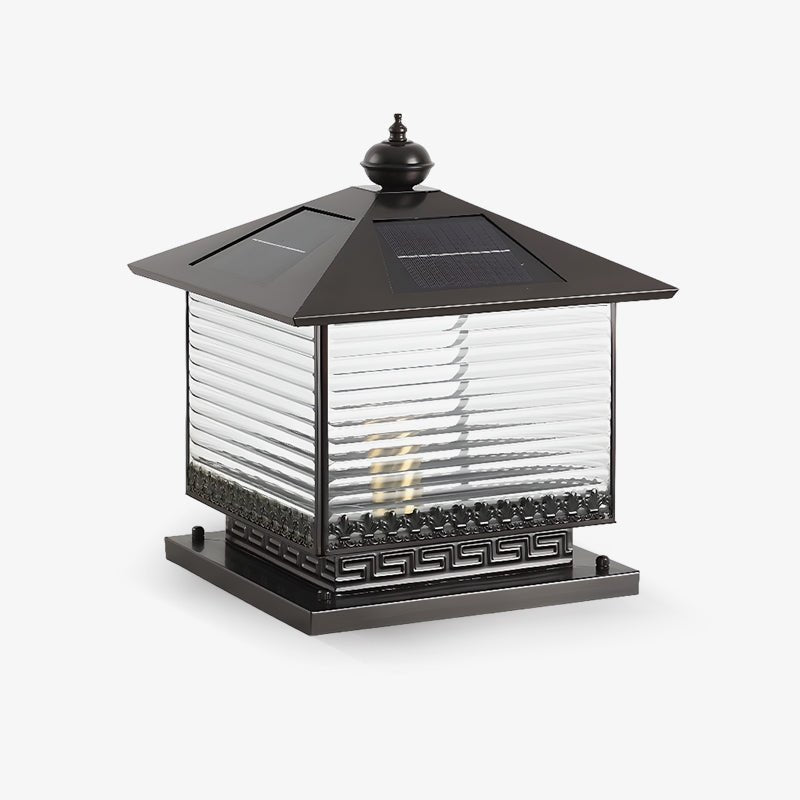 Liora Solar Pagoda Exterior Light, Outdoor Wall Light, detail 13