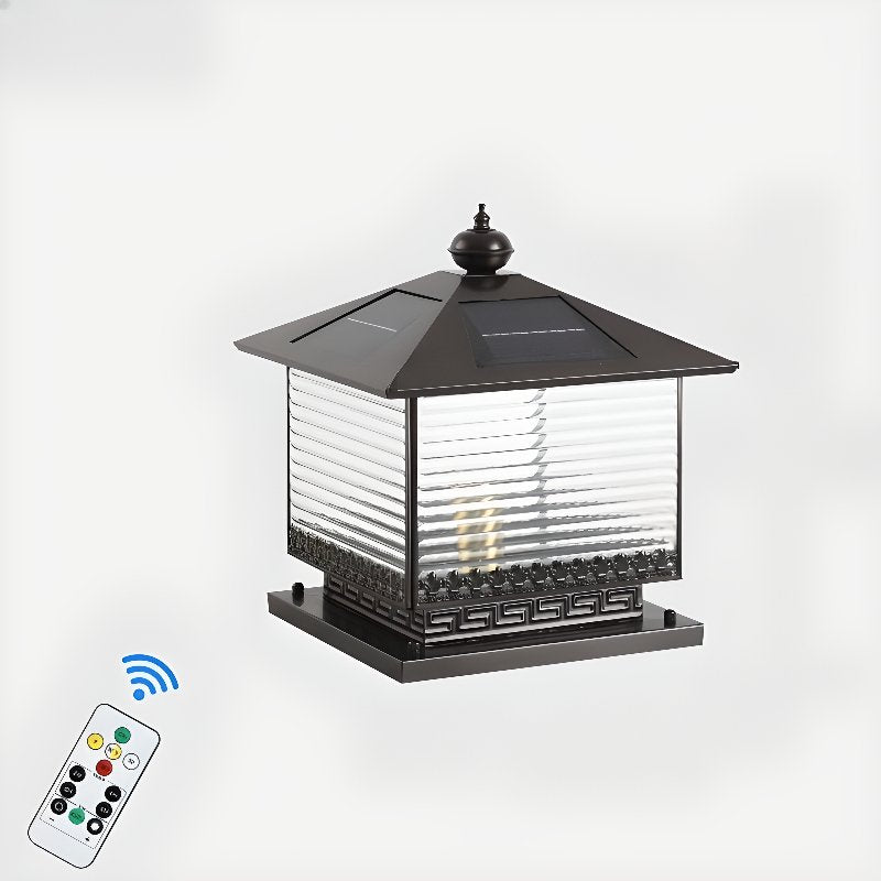 Liora Solar Pagoda Exterior Light, Outdoor Wall Light, detail 11