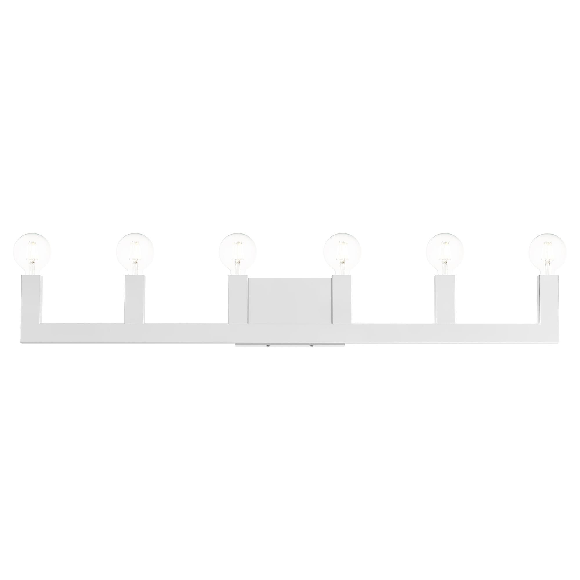 Solna 43 Inch 6 Light Bath Vanity Fixture, Bathroom Vanity Light, detail 16