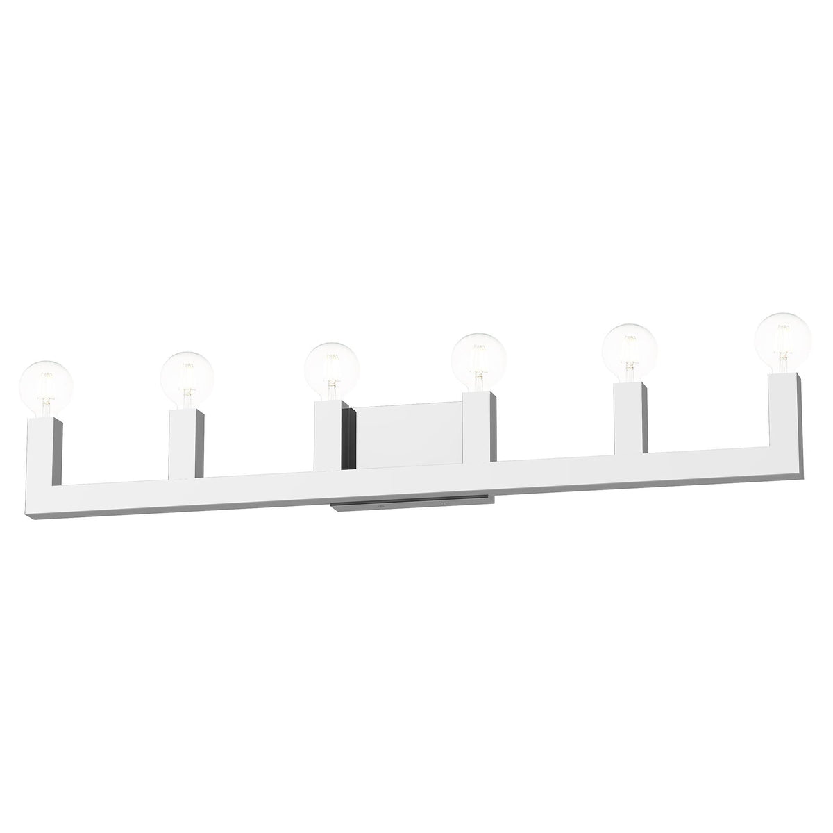 Solna 43 Inch 6 Light Bath Vanity Fixture, Bathroom Vanity Light, detail 18