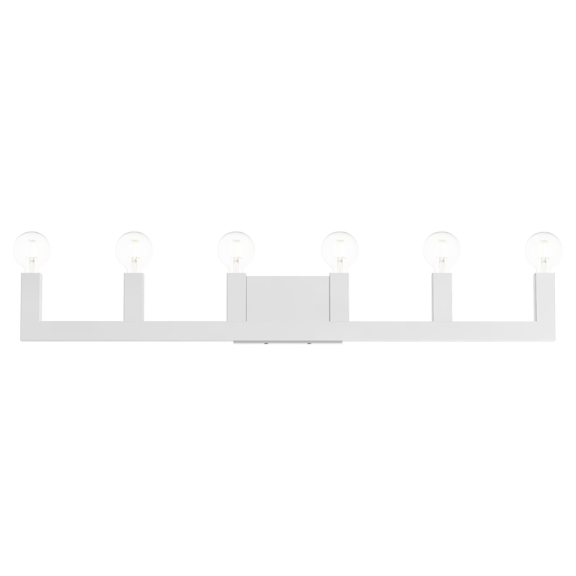 Solna 43 Inch 6 Light Bath Vanity Fixture, Bathroom Vanity Light, detail 21