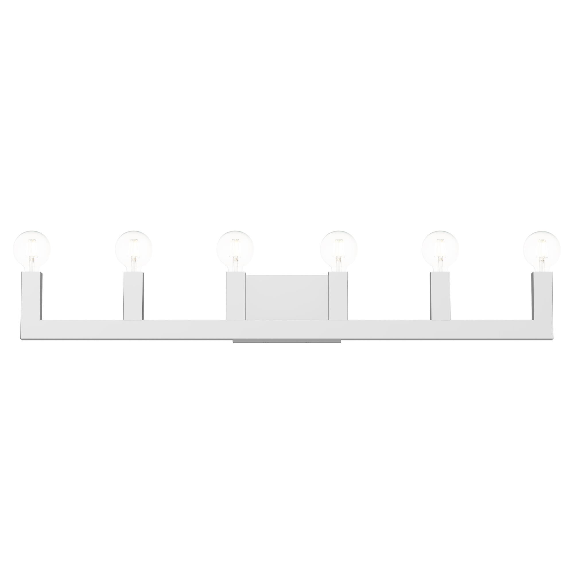 Solna 43 Inch 6 Light Bath Vanity Fixture, Bathroom Vanity Light, detail 23
