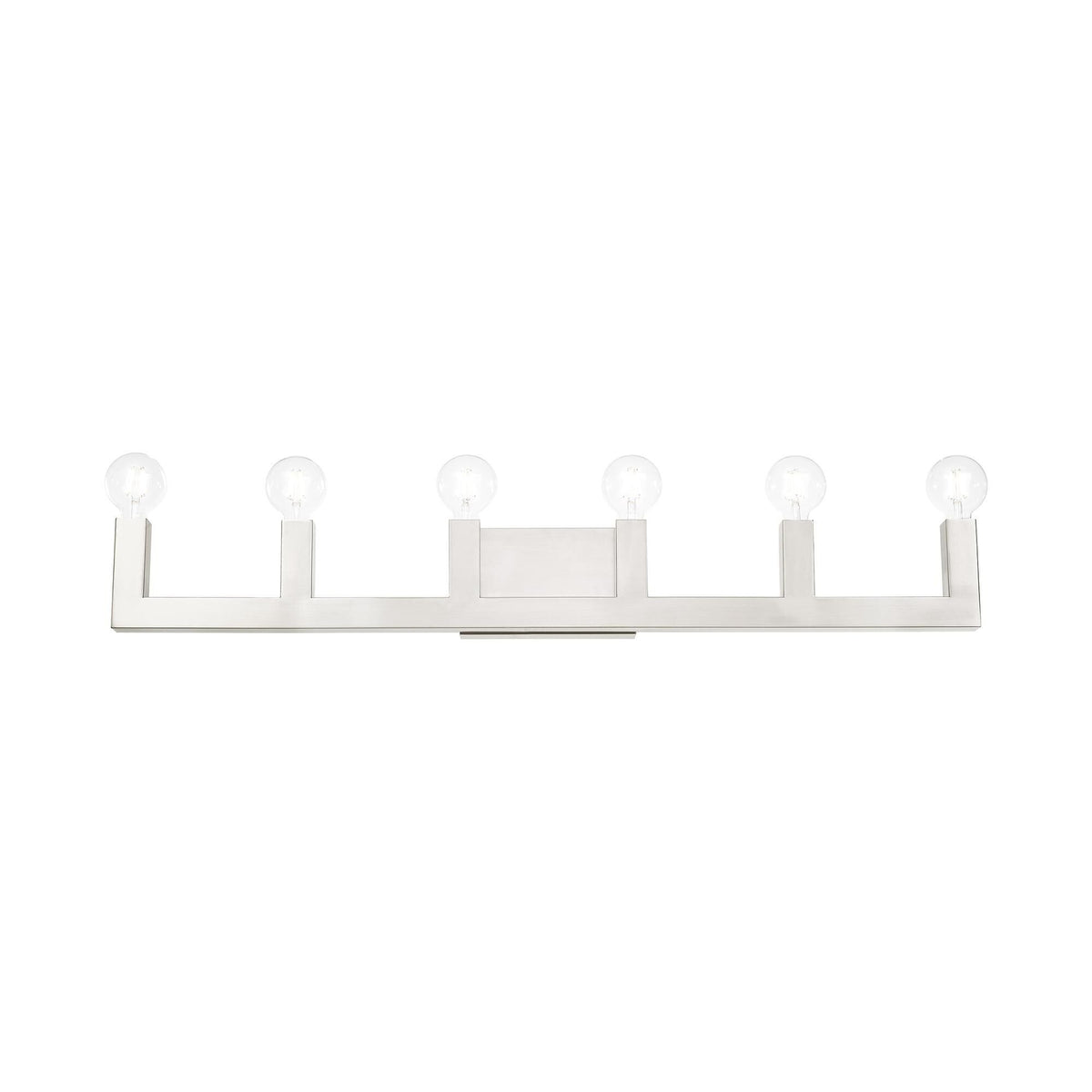 Solna 43 Inch 6 Light Bath Vanity Fixture, Bathroom Vanity Light, detail 4