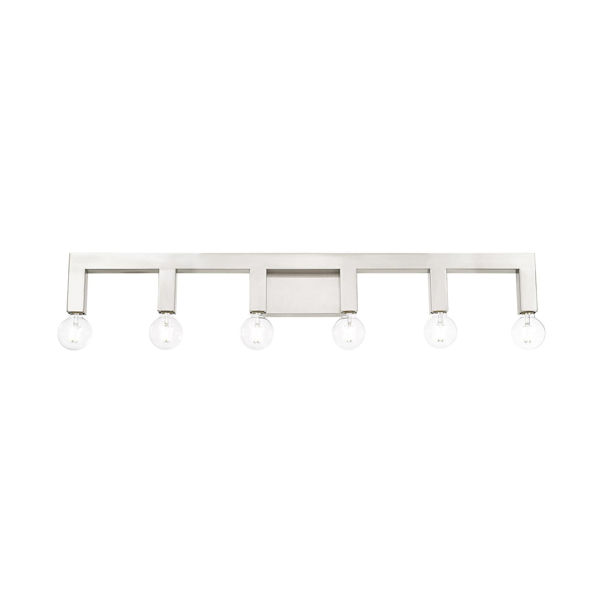 Solna 43 Inch 6 Light Bath Vanity Fixture, Bathroom Vanity Light, detail 5