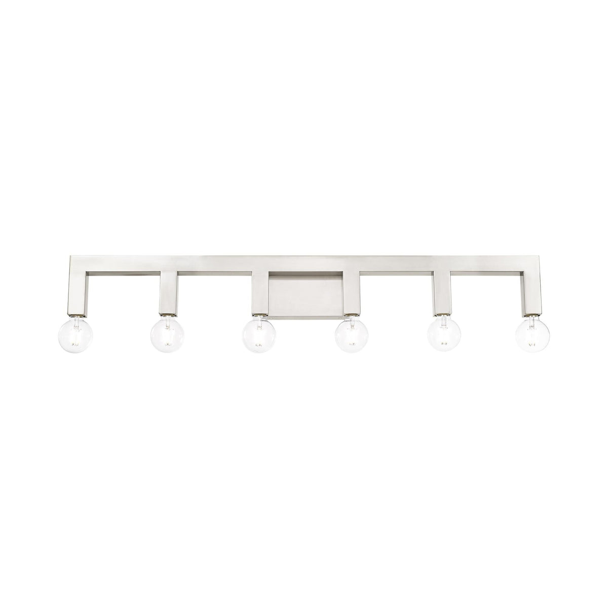 Solna 43 Inch 6 Light Bath Vanity Fixture, Bathroom Vanity Light, detail 12
