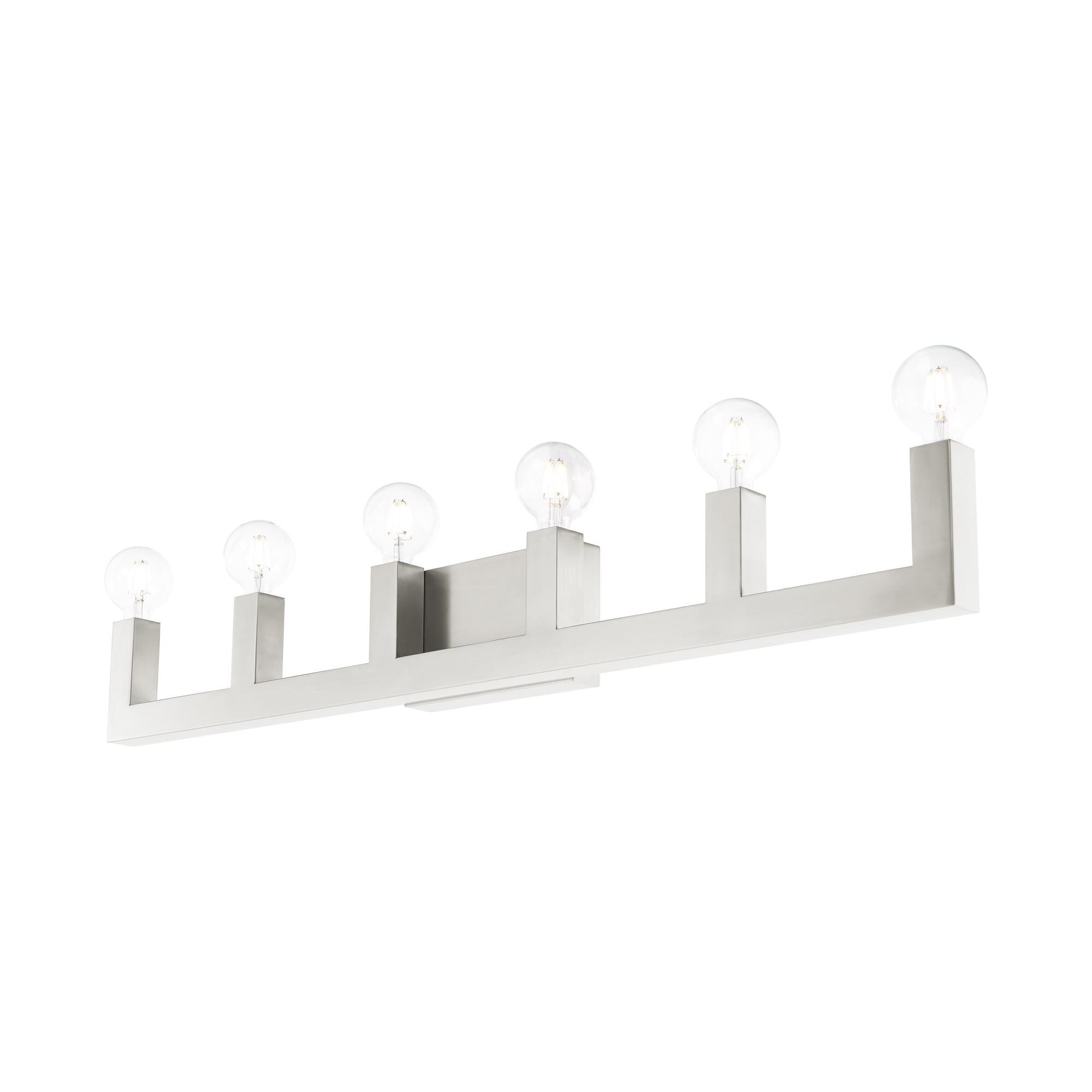 Solna 43 Inch 6 Light Bath Vanity Fixture, Bathroom Vanity Light, detail 15