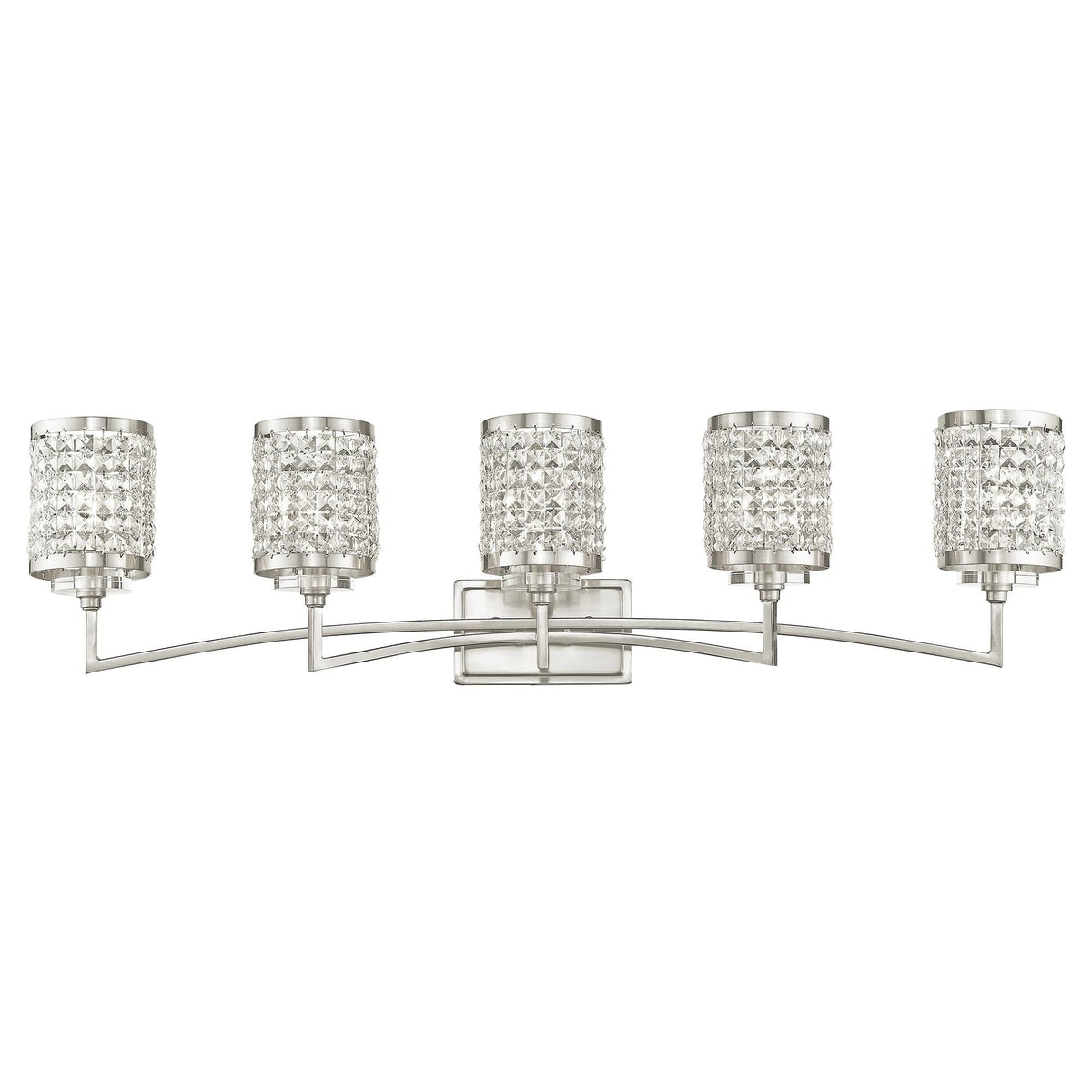 Grammercy 42 Inch 5 Light Bath Vanity Fixture, Bathroom Vanity Light, detail 2