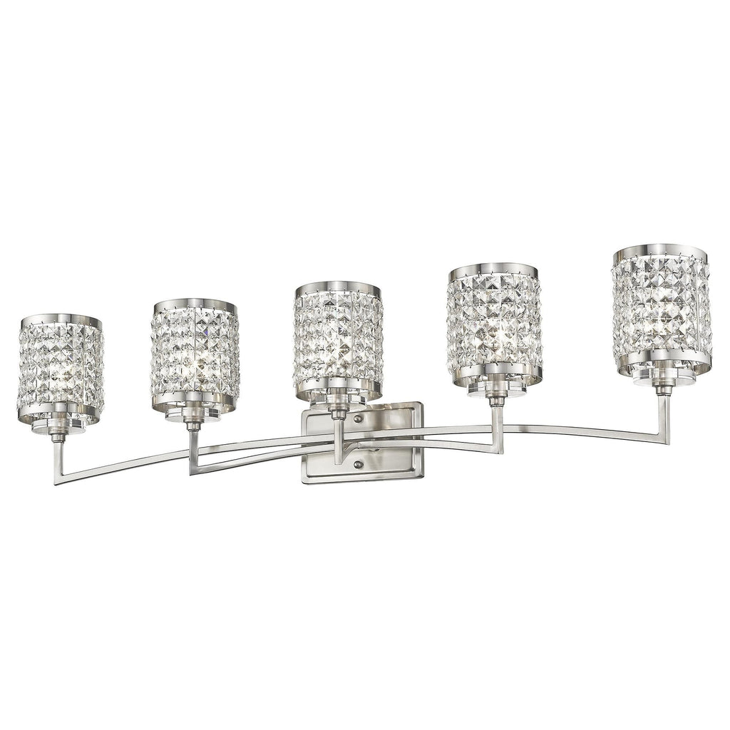 Grammercy 42 Inch 5 Light Bath Vanity Fixture, Bathroom Vanity Light, detail 5
