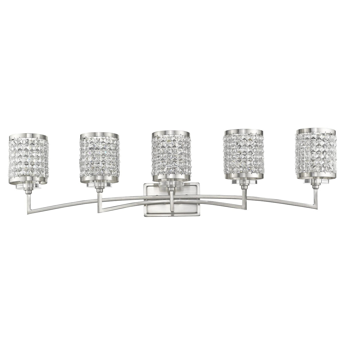 Grammercy 42 Inch 5 Light Bath Vanity Fixture, Bathroom Vanity Light, detail 8