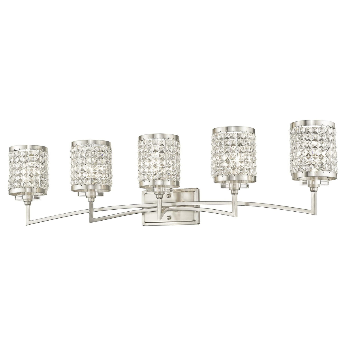 Grammercy 42 Inch 5 Light Bath Vanity Fixture, Bathroom Vanity Light, detail 9