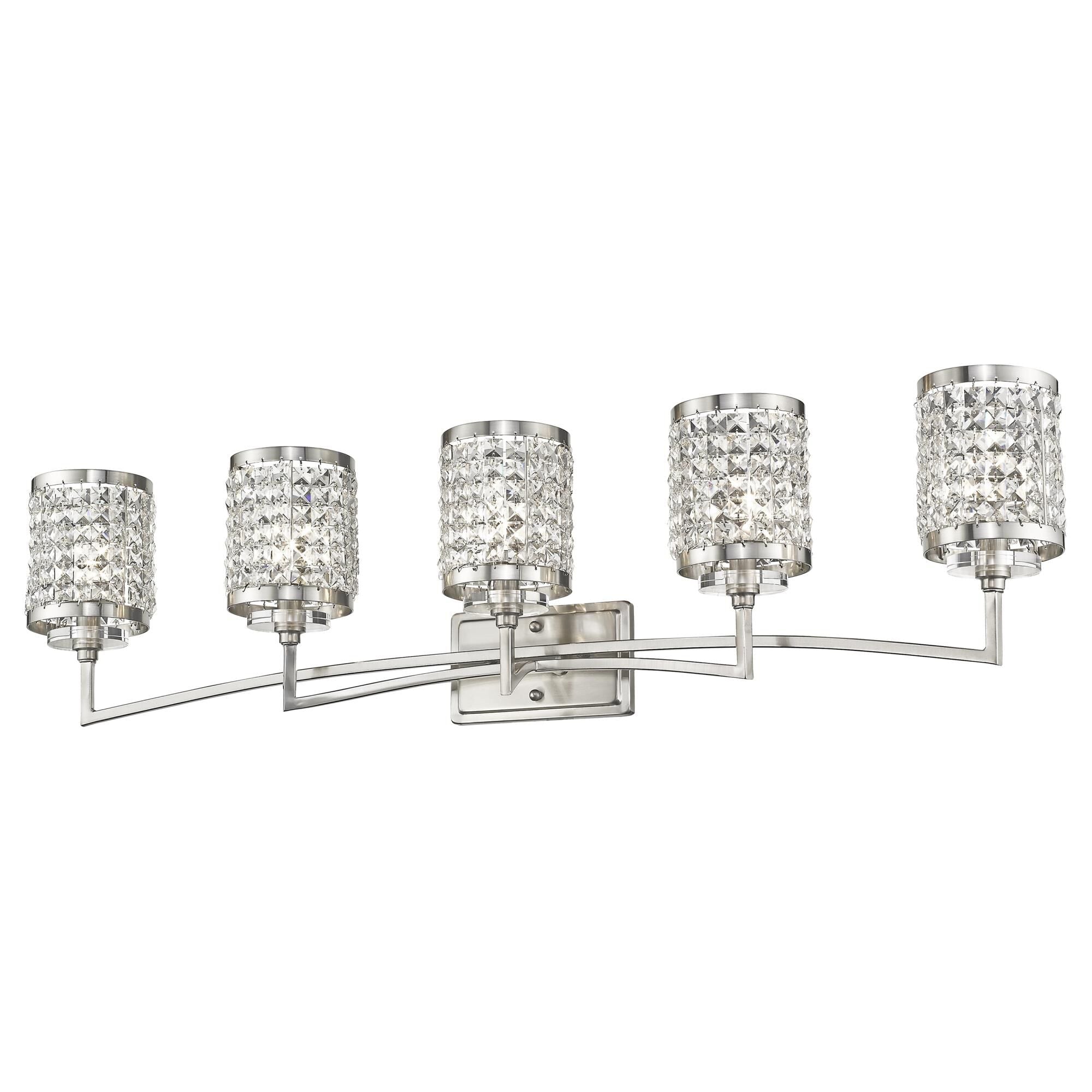 Grammercy 42 Inch 5 Light Bath Vanity Fixture, Bathroom Vanity Light, detail 10