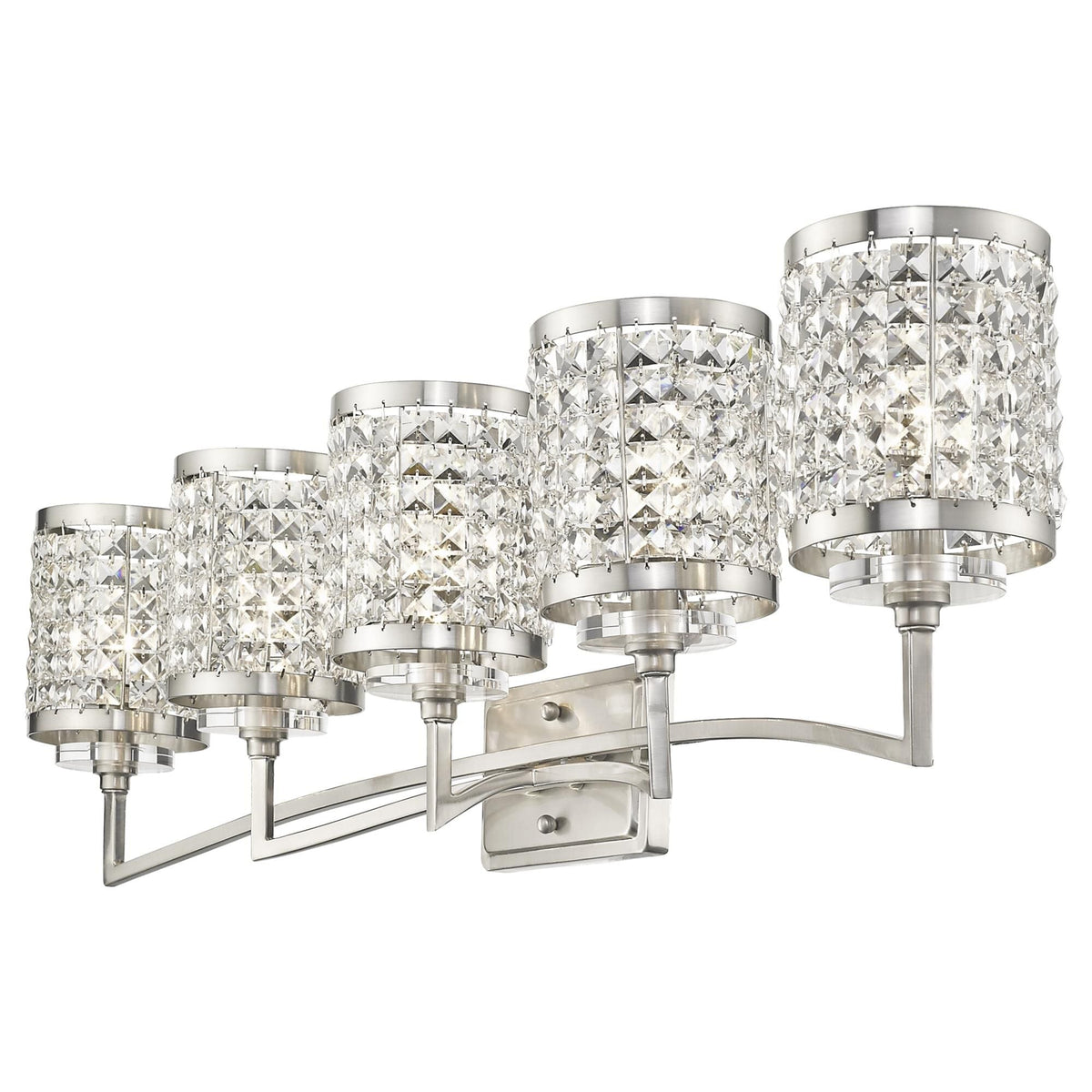 Grammercy 42 Inch 5 Light Bath Vanity Fixture, Bathroom Vanity Light, detail 11
