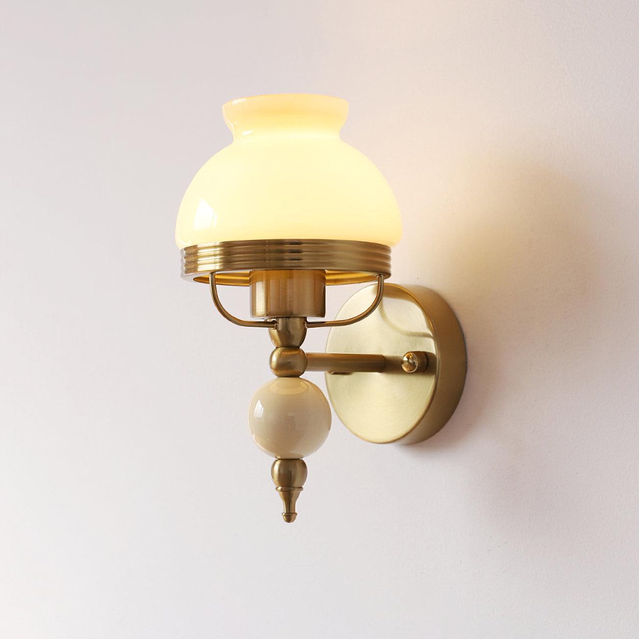 Loa Glass Wall Light, Bedroom Wall Sconce, detail 4