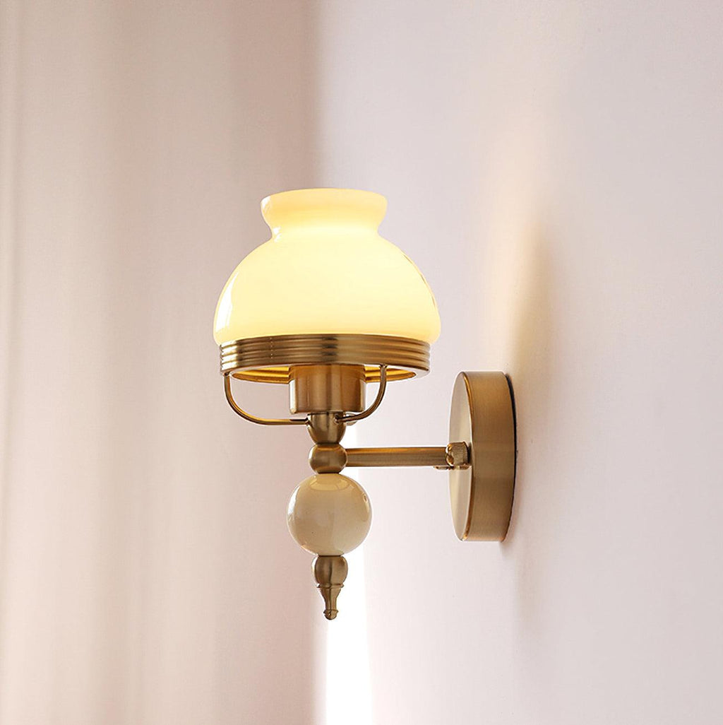 Loa Glass Wall Light, Bedroom Wall Sconce, detail 3