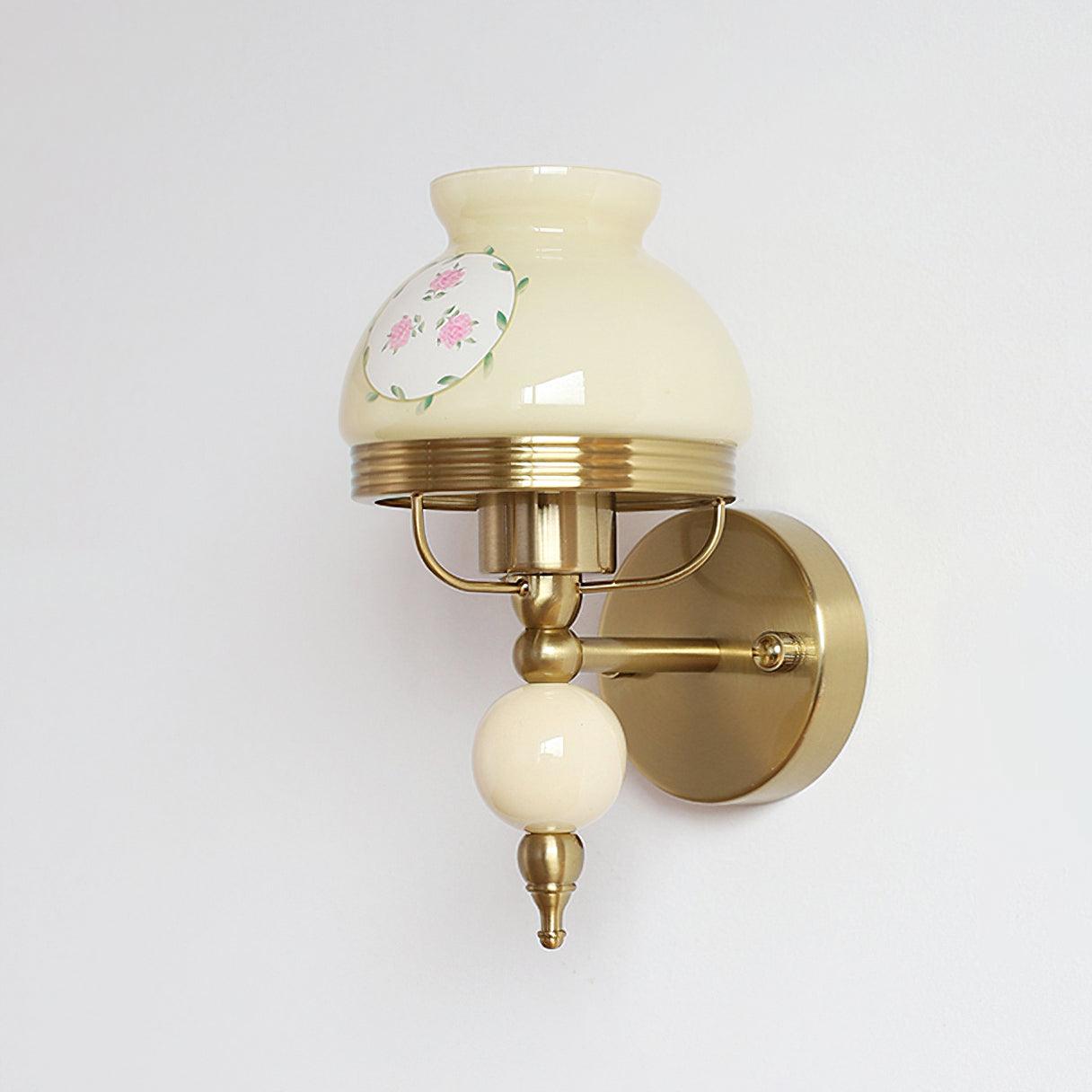 Loa Glass Wall Light, Bedroom Wall Sconce, detail 11