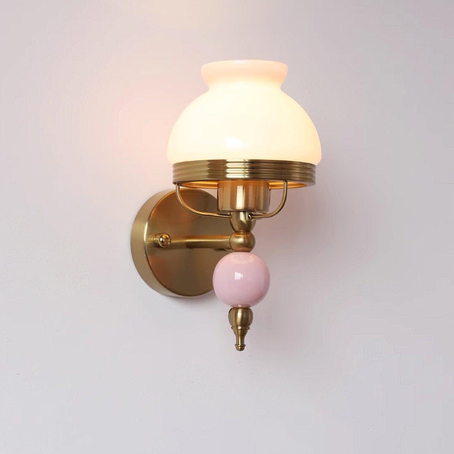 Loa Glass Wall Light, Bedroom Wall Sconce, detail 6