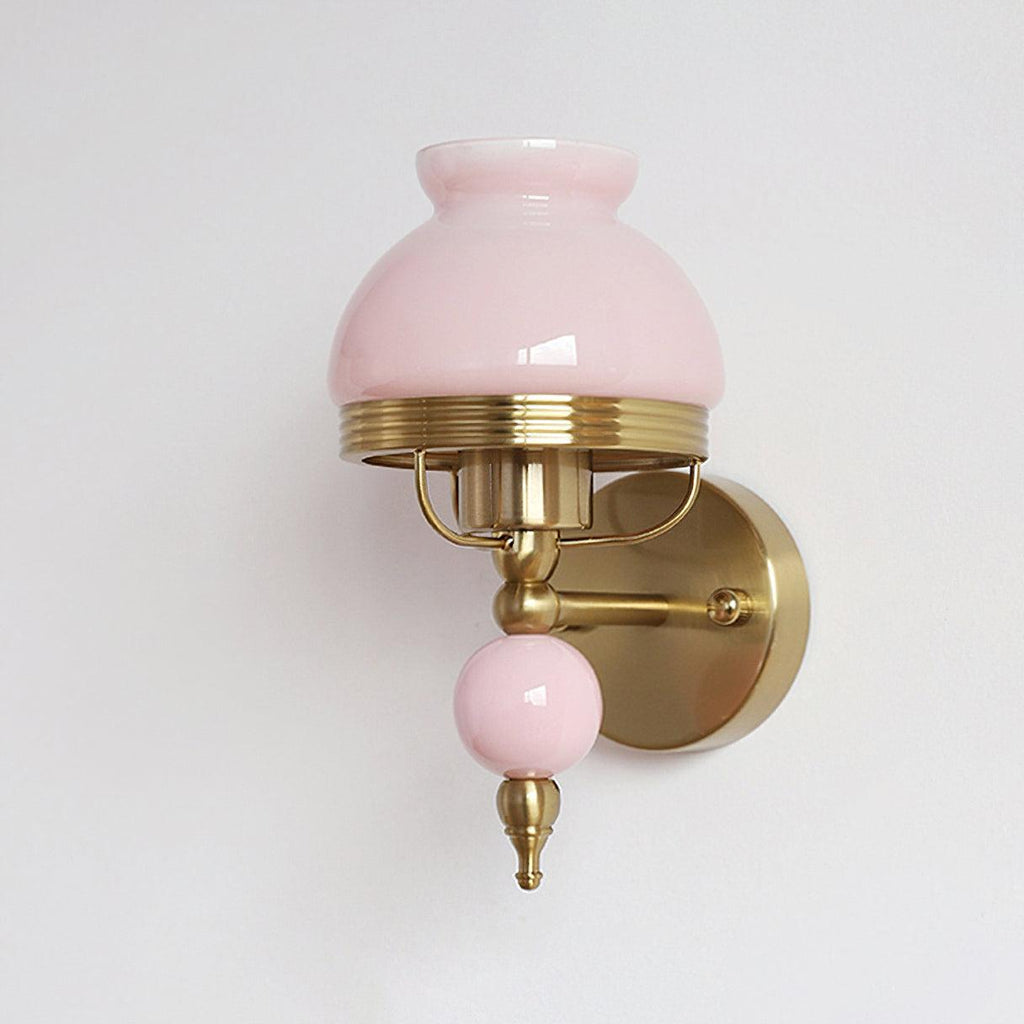 Loa Glass Wall Light, Bedroom Wall Sconce, detail 10