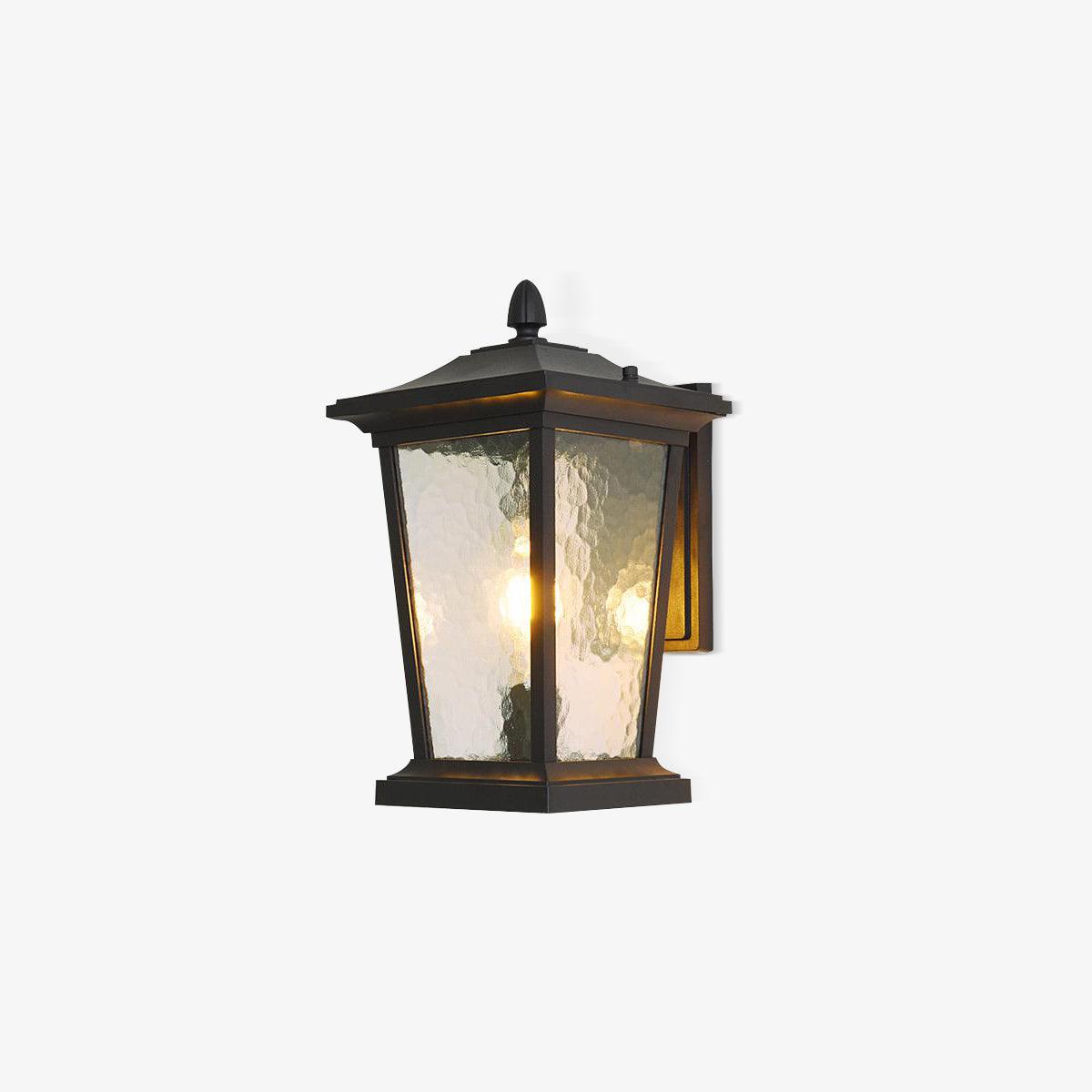 Lodge Birdcage Exterior Wall Light, Outdoor Wall Light, Aluminum, ∅ 8.3″ x W 9.8″ x H 14.6″