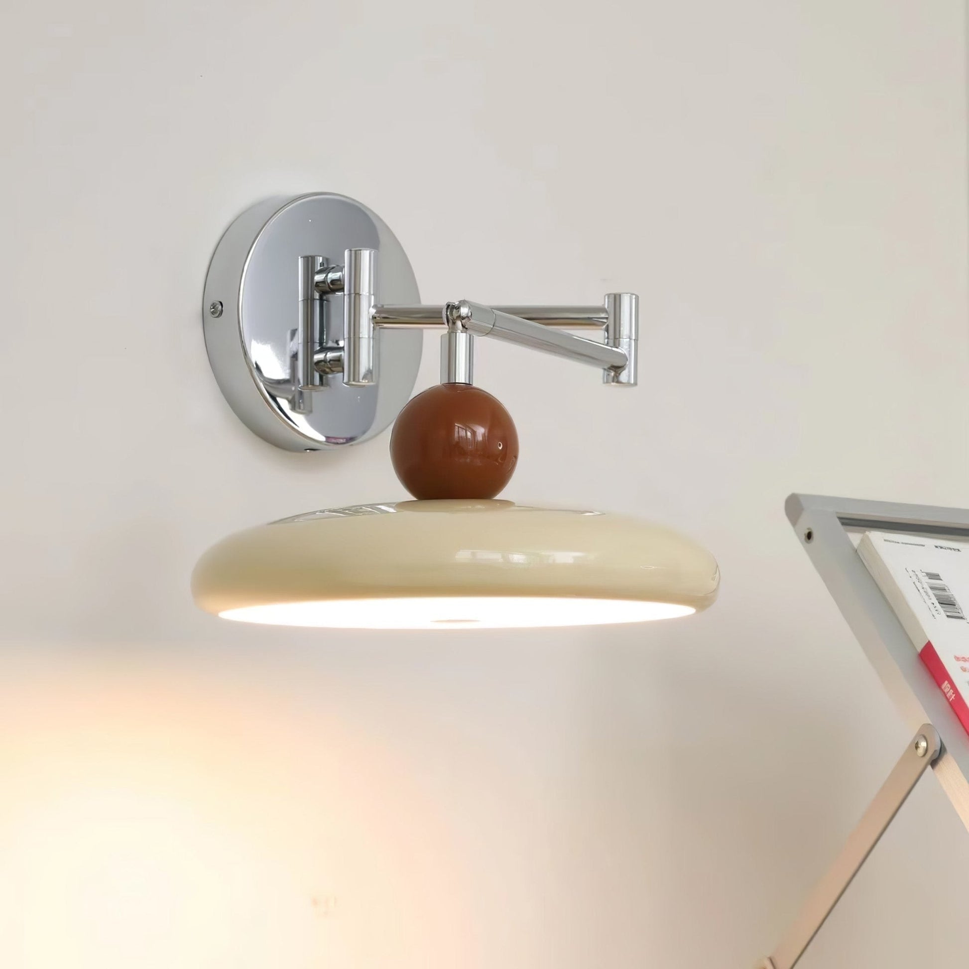 Lola Pivot Arm Wall Light, Hardwired Wall Sconce, detail 5