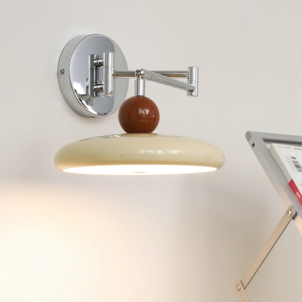 Lola Pivot Arm Wall Light, Hardwired Wall Sconce, detail 14