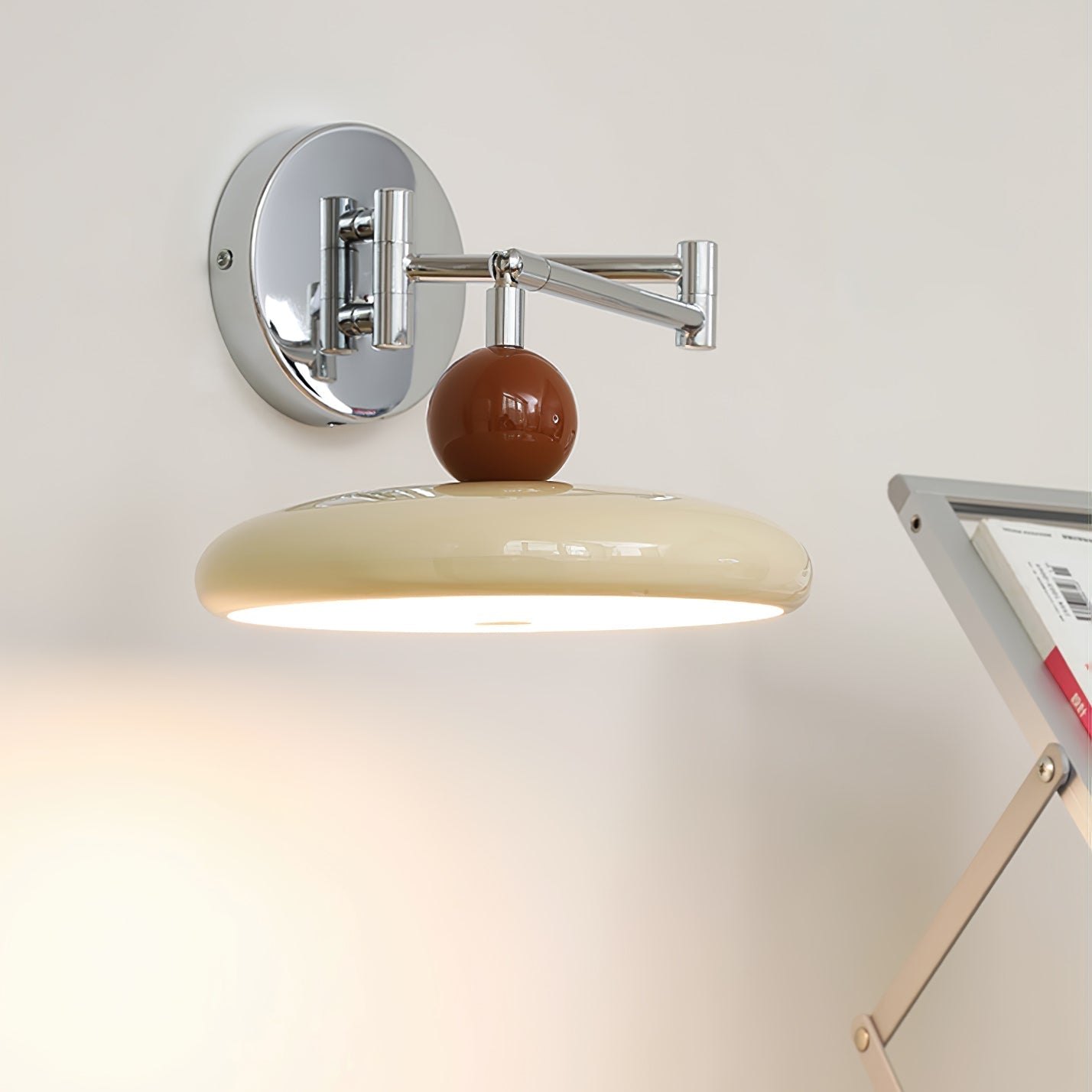 Lola Pivot Arm Wall Light, Hardwired Wall Sconce, detail 14
