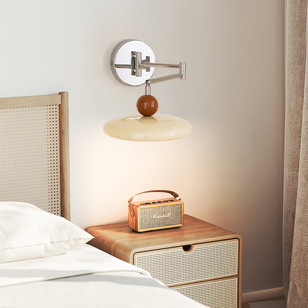 Lola Pivot Arm Wall Light, Hardwired Wall Sconce, detail 12