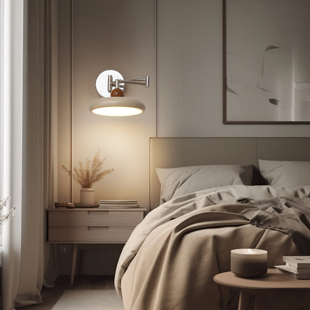 Lola Pivot Arm Wall Light, Hardwired Wall Sconce, detail 6