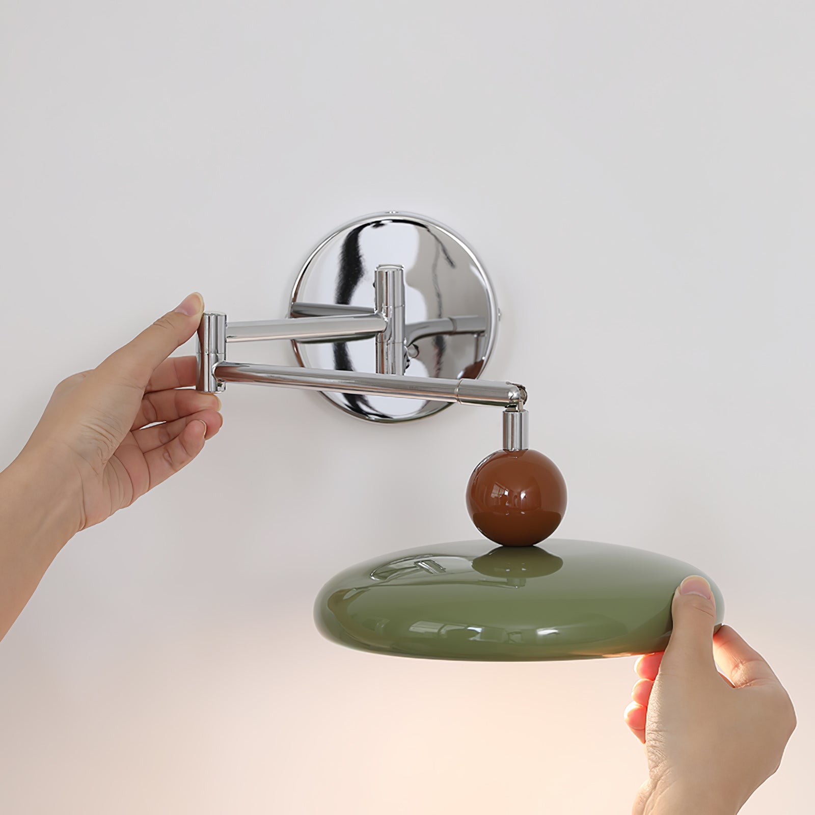 Lola Pivot Arm Wall Light, Hardwired Wall Sconce, detail 11