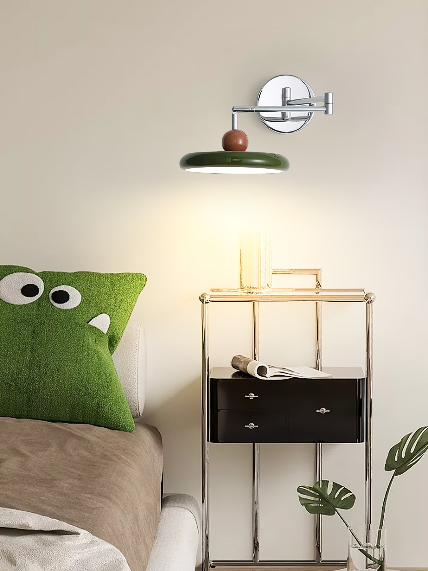 Lola Pivot Arm Wall Light, Hardwired Wall Sconce, detail 19