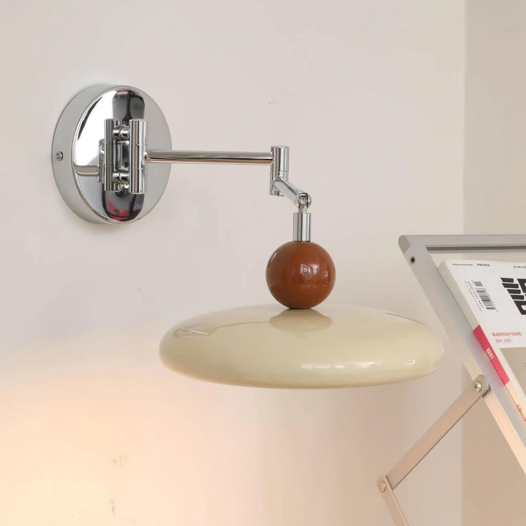 Lola Pivot Arm Wall Light, Hardwired Wall Sconce, detail 10