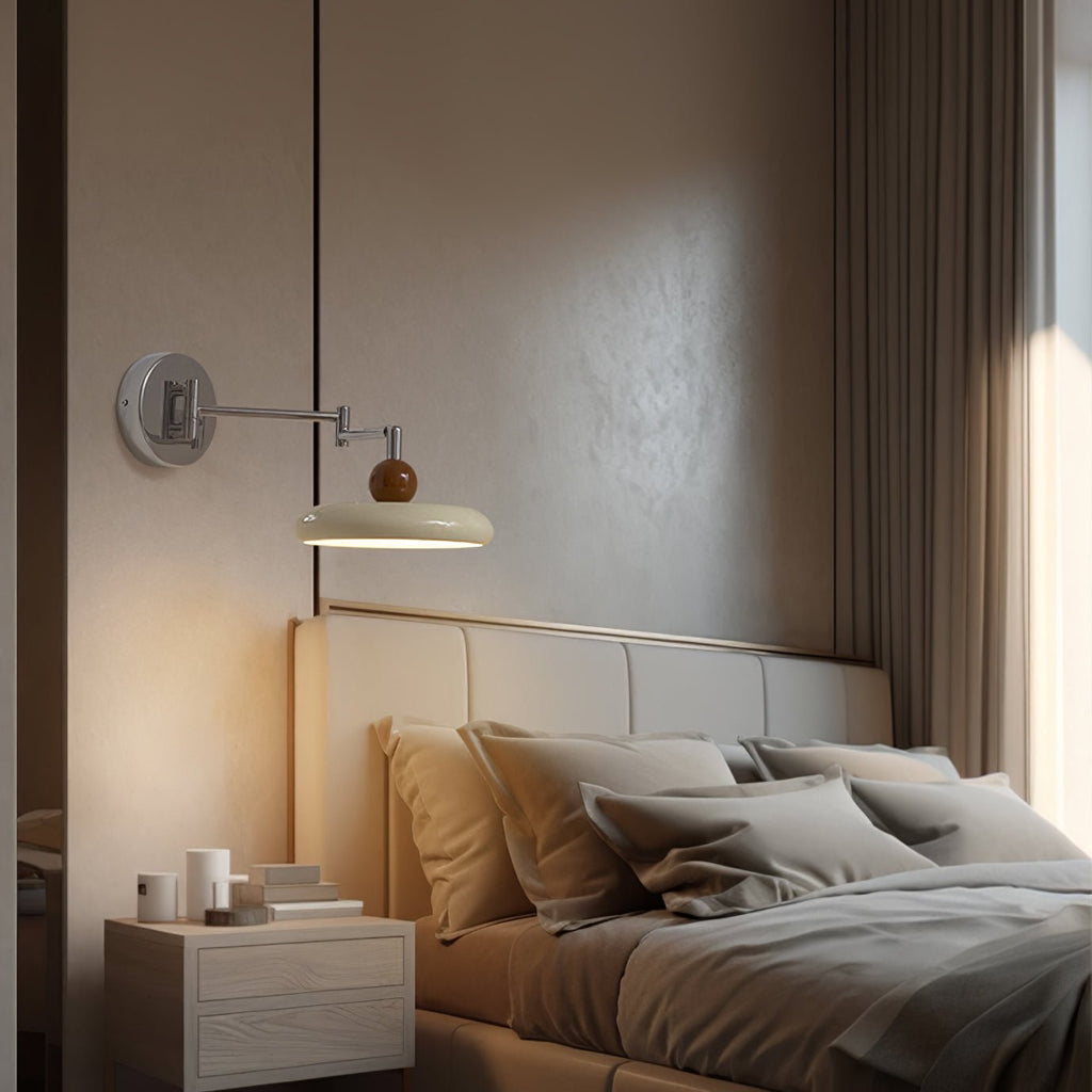 Lola Pivot Arm Wall Light, Hardwired Wall Sconce, detail 7