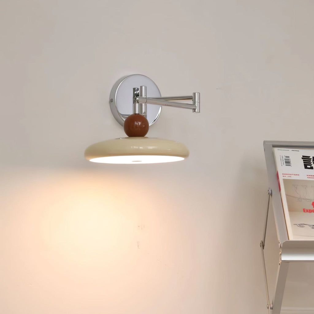 Lola Pivot Arm Wall Light, Hardwired Wall Sconce, detail 4