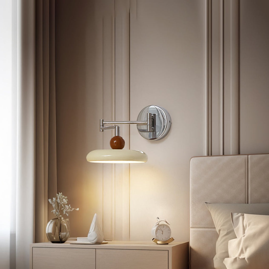 Lola Pivot Arm Wall Light, Hardwired Wall Sconce, detail 9