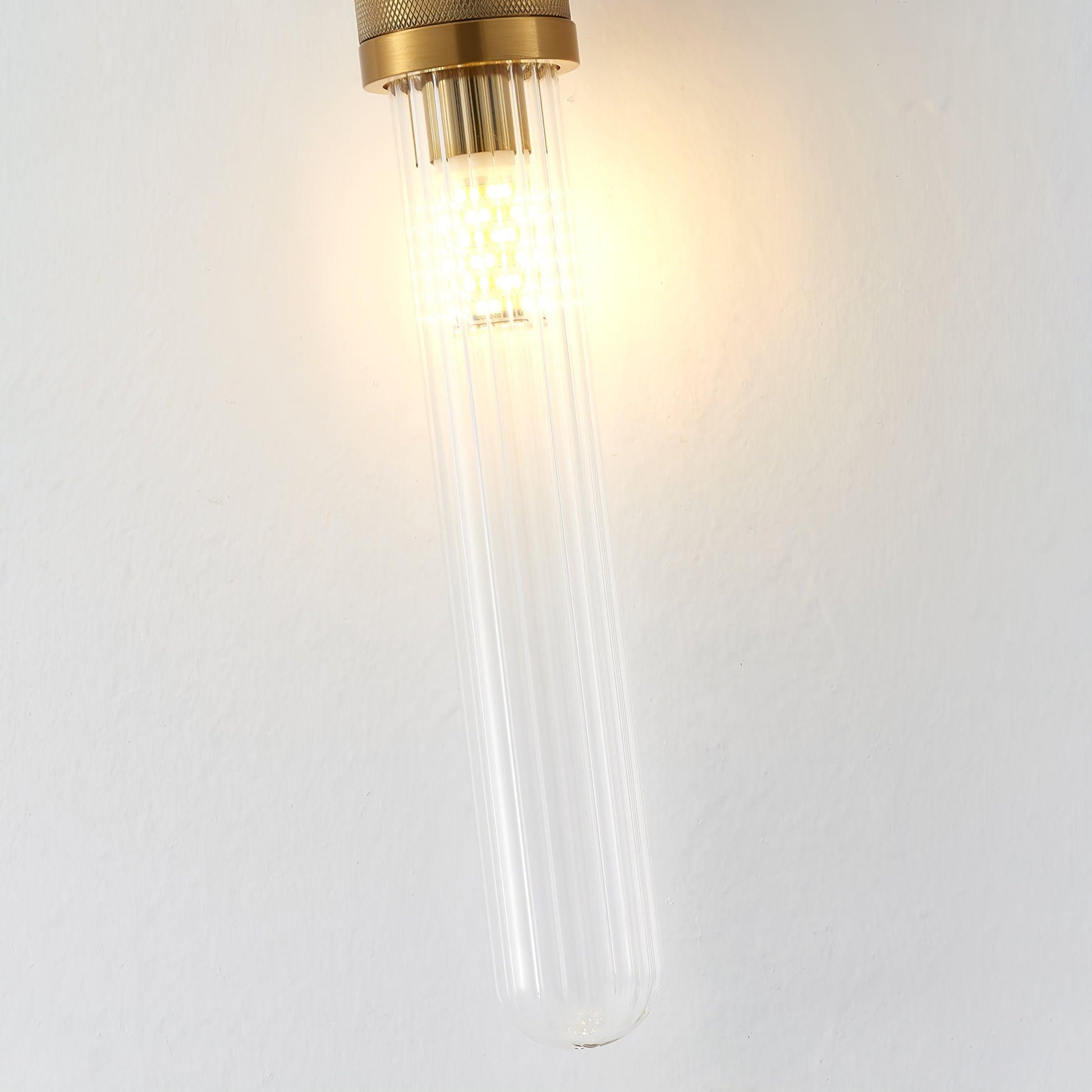 Long Arc Glass Wall Light, Hardwired Wall Sconce, detail 10