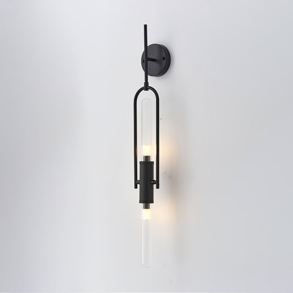 Long Arc Glass Wall Light, Hardwired Wall Sconce, detail 14