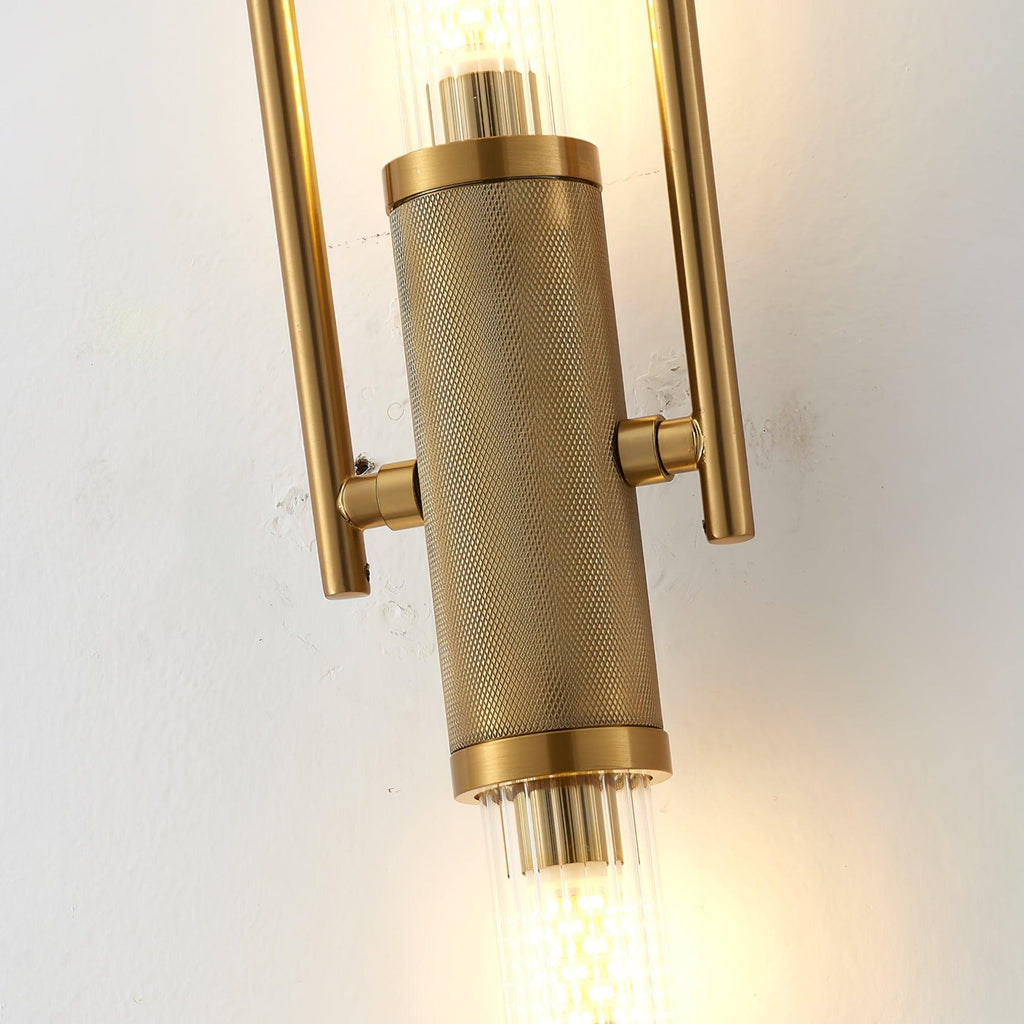 Long Arc Glass Wall Light, Hardwired Wall Sconce, detail 8