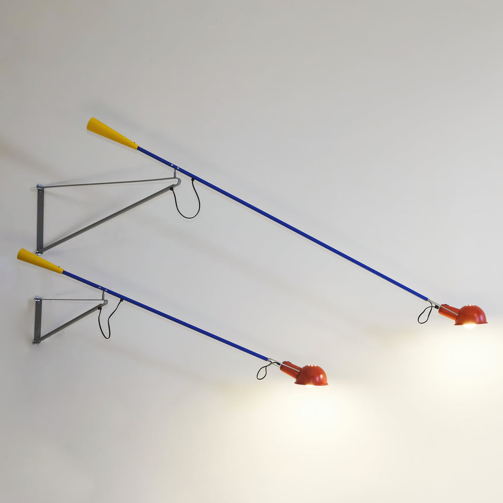 Long Arm Wall Light - L 135cm x H 26cm Set of 2 Metal, Hardwired Wall Sconce, detail 5