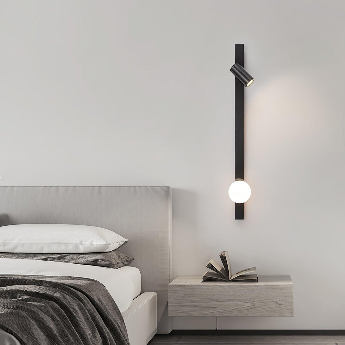 Long Arm Plug-In Wall Light, Plug-In Wall Sconce, detail 17