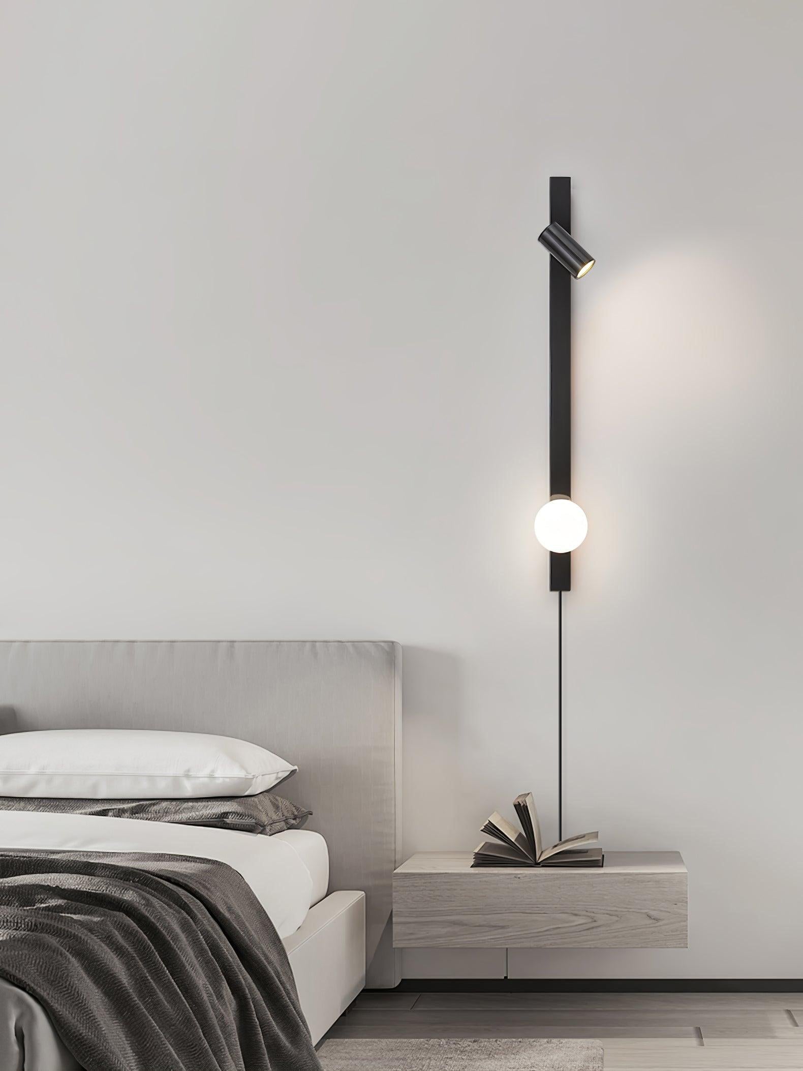 Long Arm Plug-In Wall Light, Plug-In Wall Sconce, detail 10