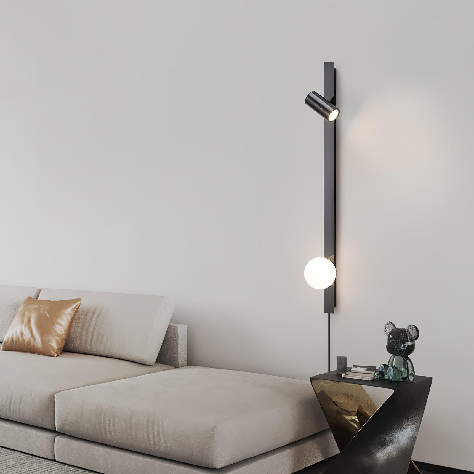 Long Arm Plug-In Wall Light, Plug-In Wall Sconce, detail 5