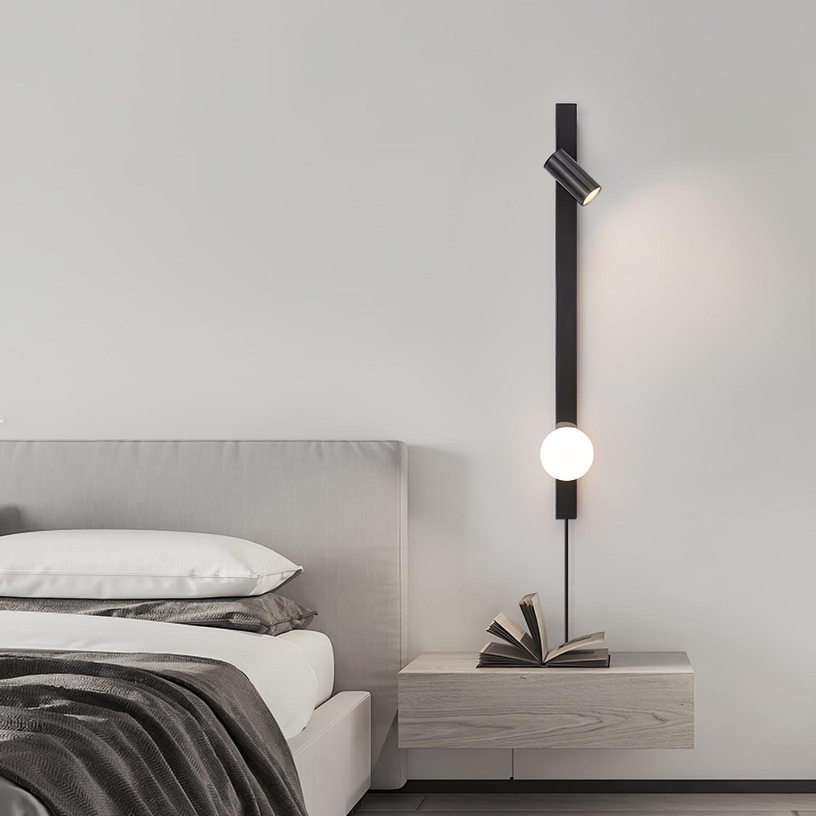 Long Arm Plug-In Wall Light, Plug-In Wall Sconce, detail 3