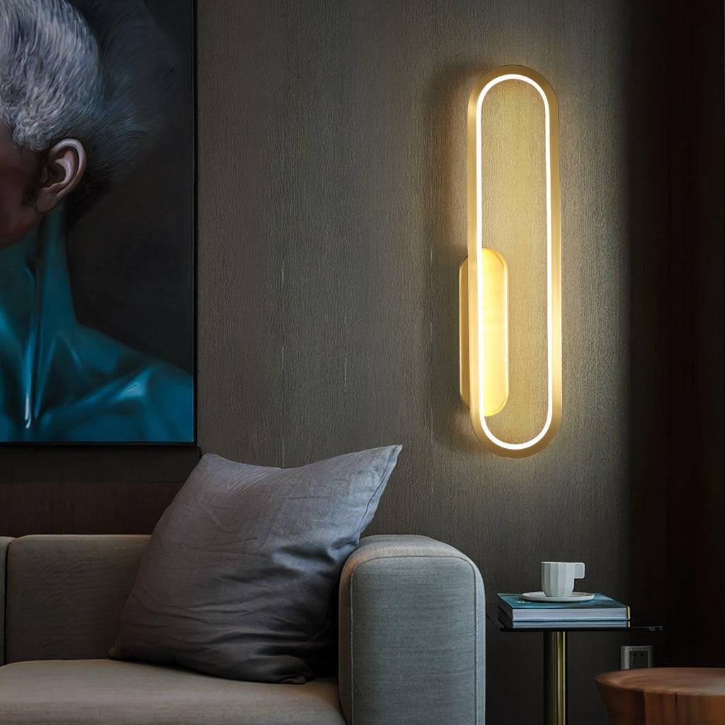 Long Ova Wall Light, Wall Sconce, detail 4