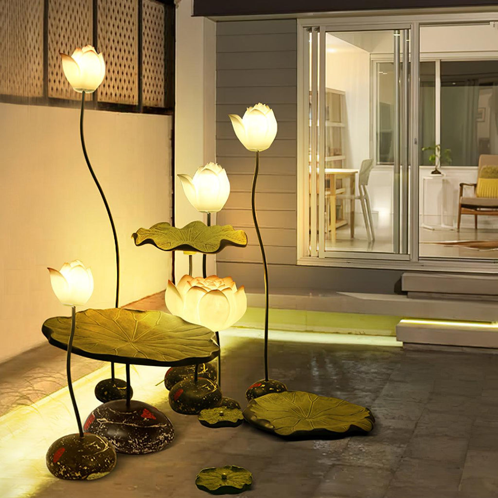 Lotus Floor Light, Floor Lamp, detail 2