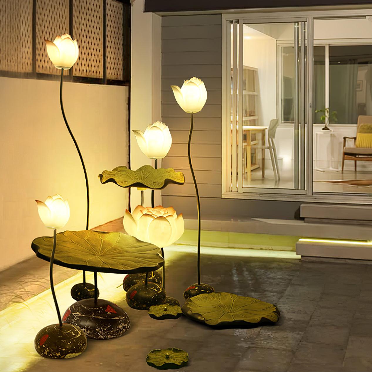 Lotus Floor Light, Floor Lamp, detail 2