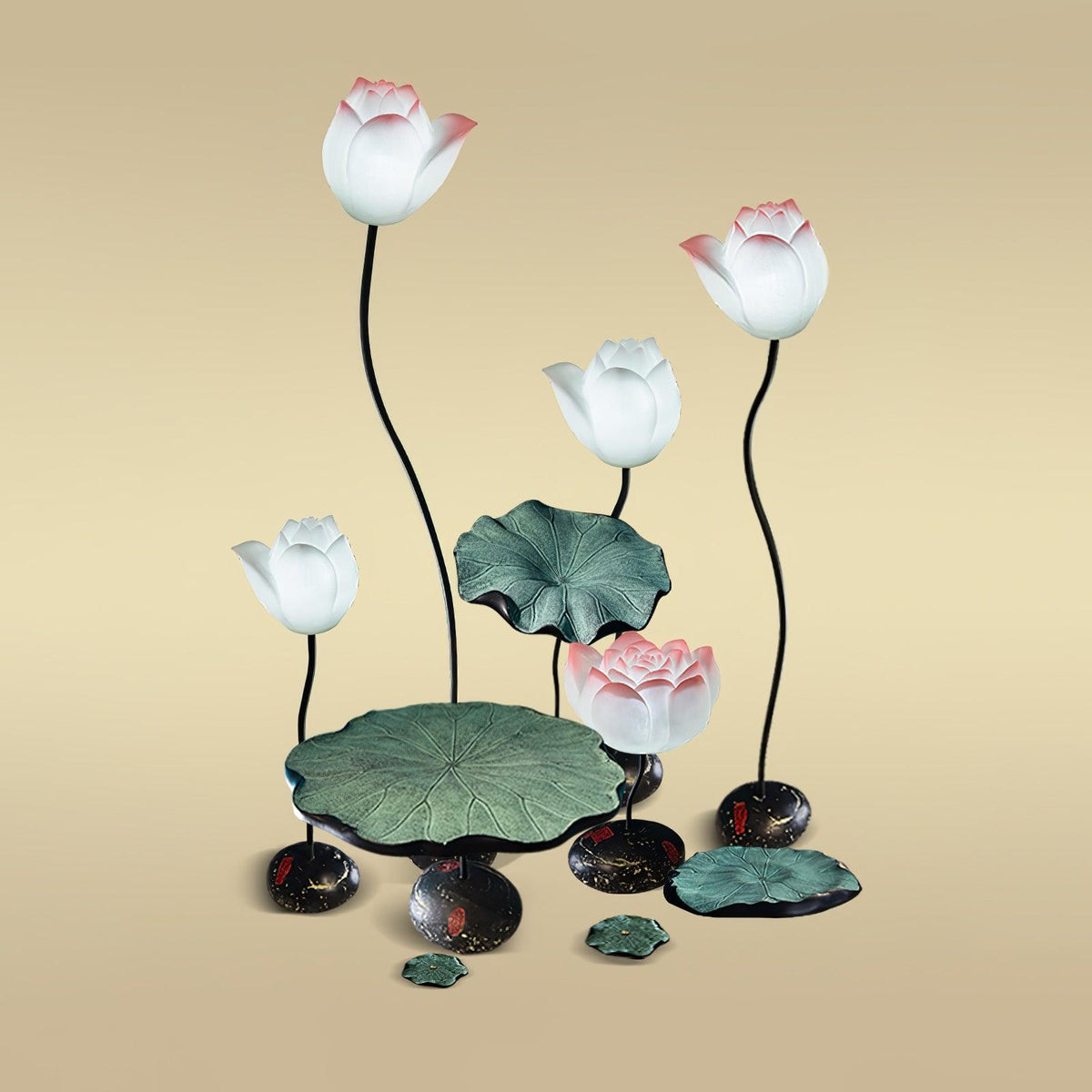 Lotus Floor Light, Floor Lamp, detail 6