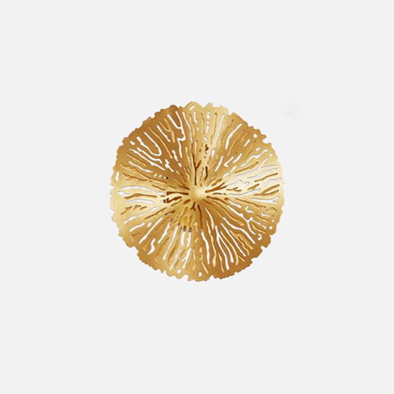 Lotus Leaf Wall Light - Model F: W 12.2 x H 30.3 Stainless steel, Hardwired Wall Sconce, detail 26