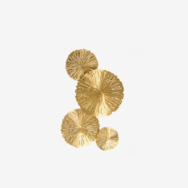 Lotus Leaf Wall Light - Model F: W 12.2 x H 30.3 Stainless steel, Hardwired Wall Sconce, detail 27