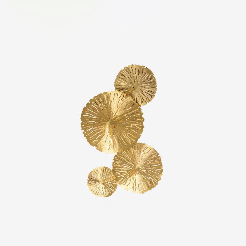 Lotus Leaf Wall Light - Model F: W 12.2 x H 30.3 Stainless steel, Hardwired Wall Sconce, detail 28
